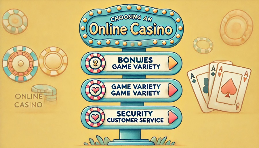 choose online casino